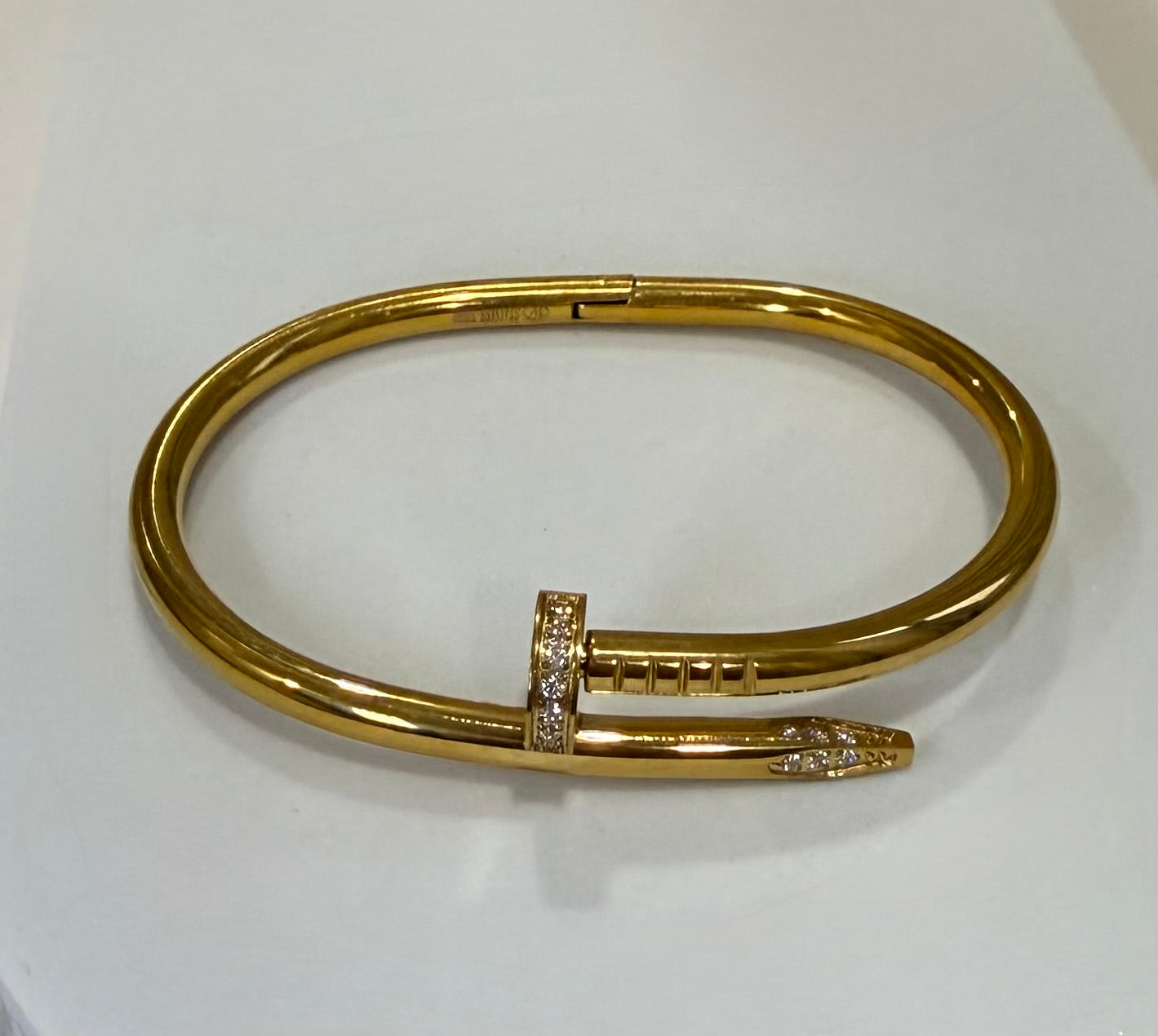 Fancy baguette bangle