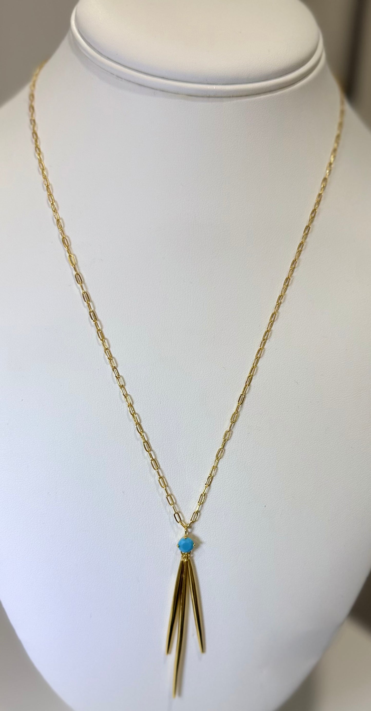 Esmeralda baguette necklaces