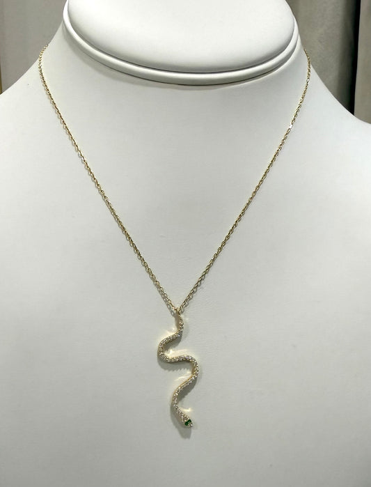 Astrid snake necklaces