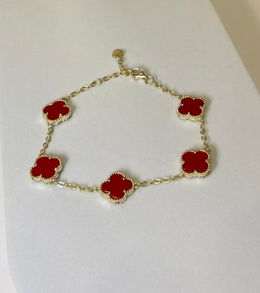 Spring baguette bracelet