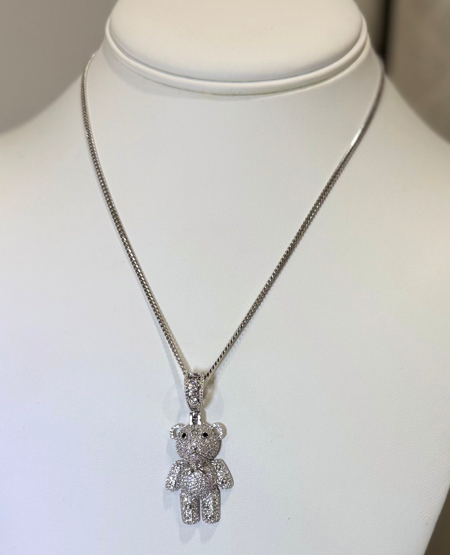 Ice teddy bear necklaces