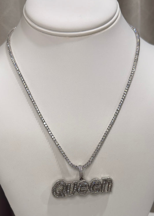 Queen tennis necklaces