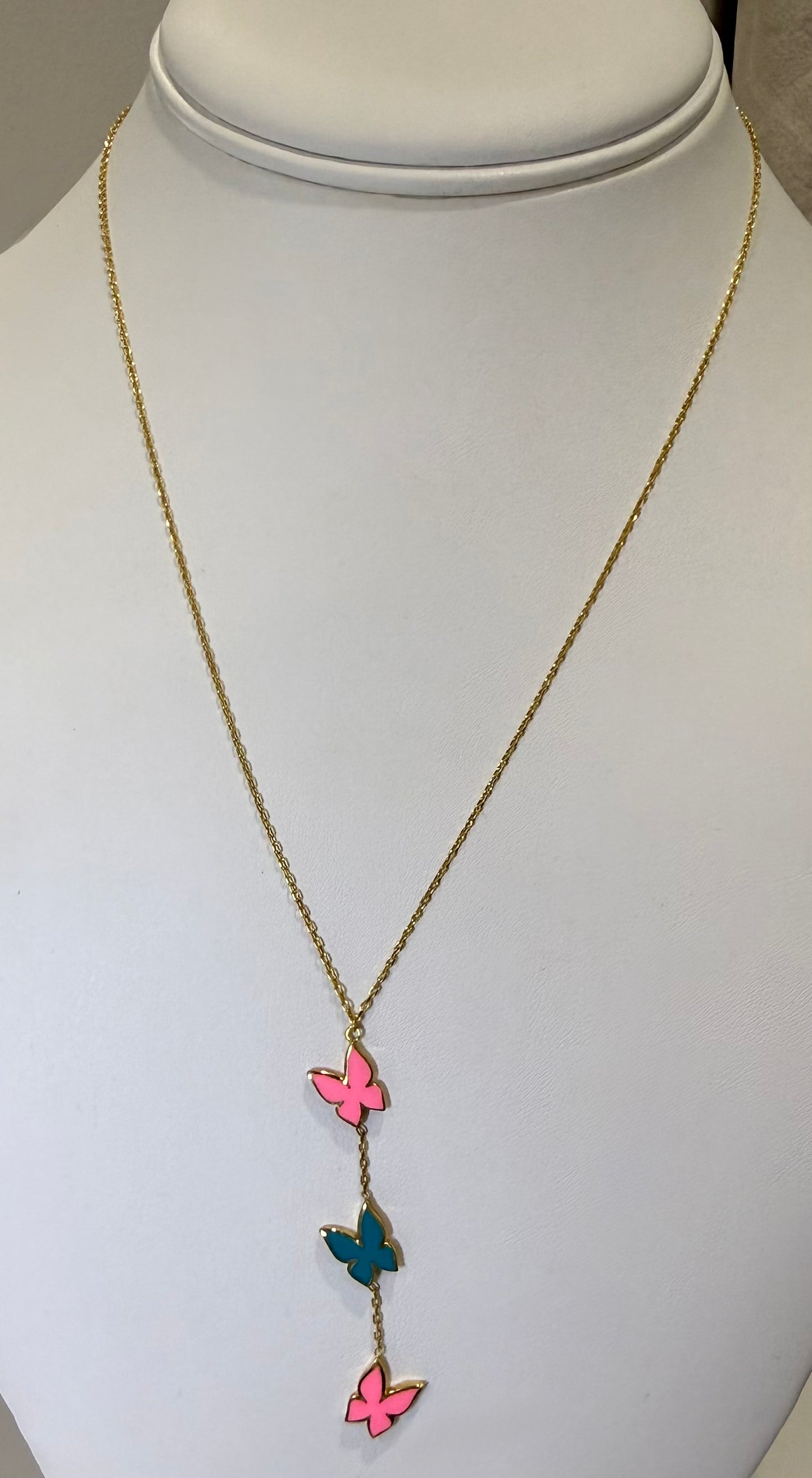 Butterfly necklaces