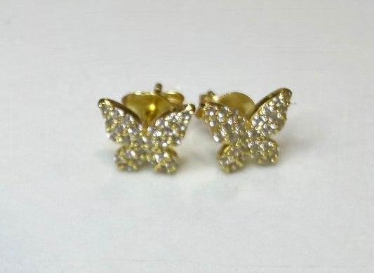 Little butterfly stud earrings