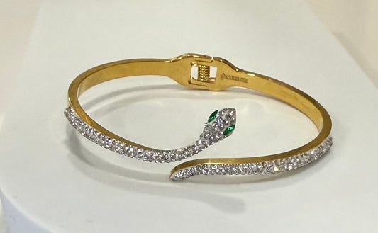 Ice cub snake bangle