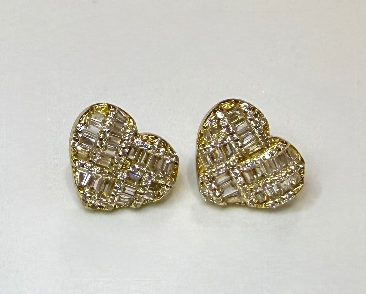 Fabulous heart earrings