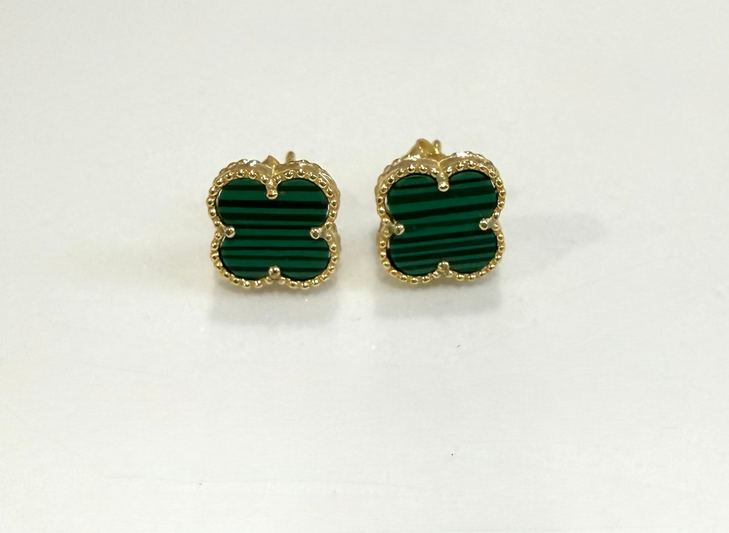 Spring stud earrings