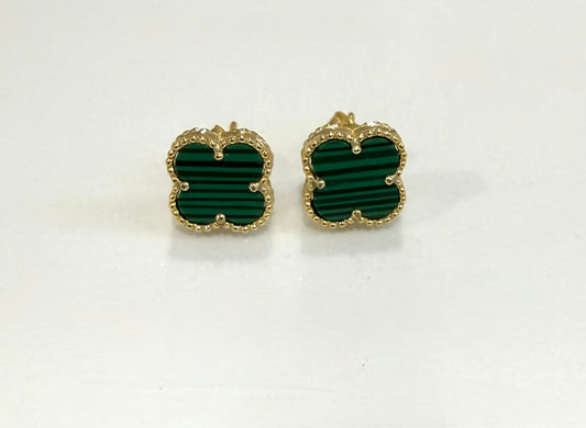 Spring stud earrings