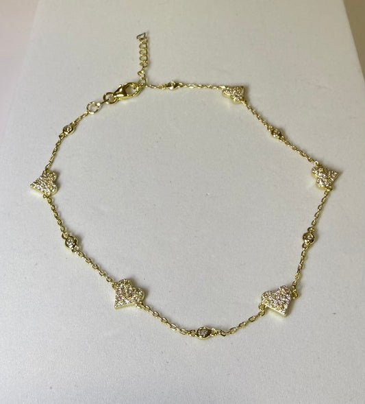 Pearl heart bracelet