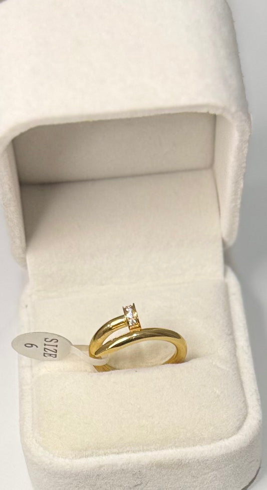 Fancy baguette ring